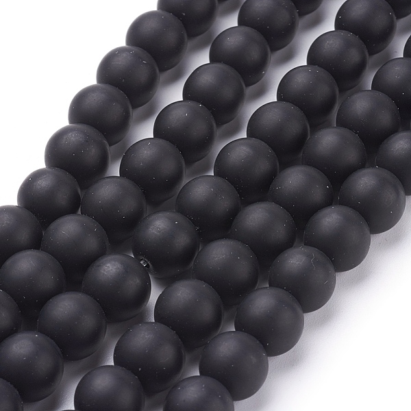 PandaHall Synthetic Black Stone Beads Strands, Frosted, Round, Black, 10mm, Hole: 0.8mm, about 39pcs/strand, 14.5~15 inch Black Stone Round...
PandaHall Synthetic Black Stone Beads Strands, Frosted, Round, Black, 10mm, Hole: 0.8mm, about 39pcs/strand, 14.5~15 inch Black Stone Round...
