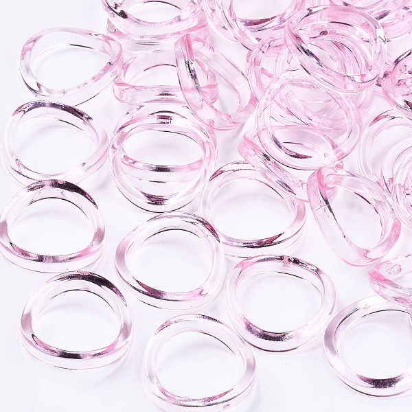 PandaHall Transparent Acrylic Finger Rings, Twist, Pink, US Size 6 3/4(17.1mm) Acrylic Pink
PandaHall Transparent Acrylic Finger Rings, Twist, Pink, US Size 6 3/4(17.1mm) Acrylic Pink