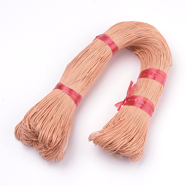 PandaHall Waxed Cotton Cord, Light Salmon, 1mm, about 360yard/bundle(330m/bundle) Waxed Cotton Cord Round Red
PandaHall Waxed Cotton Cord, Light Salmon, 1mm, about 360yard/bundle(330m/bundle) Waxed Cotton Cord Round Red