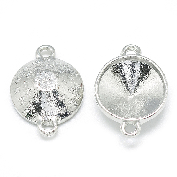 PandaHall Alloy Connector Rhinestone Settings, Flat Round, Platinum, Fit for 12mm Rhinestone, 19.5x13.8x4.5mm, Hole: 2mm Alloy Flat Round
PandaHall Alloy Connector Rhinestone Settings, Flat Round, Platinum, Fit for 12mm Rhinestone, 19.5x13.8x4.5mm, Hole: 2mm Alloy Flat Round