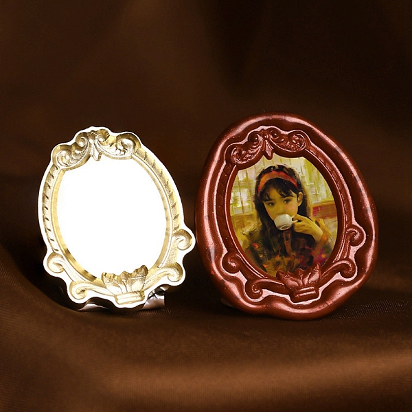 PandaHall 3D Embossed Photo Frame Brass Wax Seal Stamp Head, for Scrapbooking Cards Envelopes Wedding Invitations Gift, Oval Pattern...
PandaHall 3D Embossed Photo Frame Brass Wax Seal Stamp Head, for Scrapbooking Cards Envelopes Wedding Invitations Gift, Oval Pattern...
