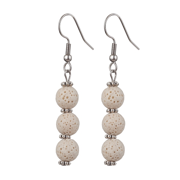 PandaHall Dyed Nature Lava Rock Round Beaded Dangle Earrings for Women, White, 53.5x8mm Lava Rock Round White
PandaHall Dyed Nature Lava Rock Round Beaded Dangle Earrings for Women, White, 53.5x8mm Lava Rock Round White