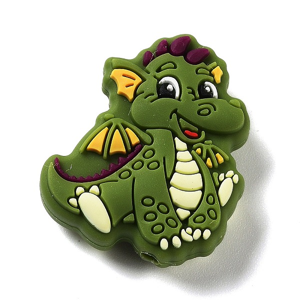 PandaHall Dinosaur Food Grade Silicone Focal Beads, Chewing Beads For Teethers, DIY Nursing Necklaces Making, Olive Drab, 29x24.5x9mm, Hole...
PandaHall Dinosaur Food Grade Silicone Focal Beads, Chewing Beads For Teethers, DIY Nursing Necklaces Making, Olive Drab, 29x24.5x9mm, Hole...