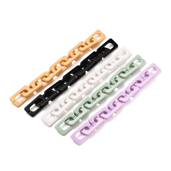 PandaHall Handmade Opaque Acrylic Cross Chains, Unwelded, Mixed Color, 43.5x23x4mm, about 39.37 inch(1m)/strand Acrylic Multicolor
PandaHall Handmade Opaque Acrylic Cross Chains, Unwelded, Mixed Color, 43.5x23x4mm, about 39.37 inch(1m)/strand Acrylic Multicolor