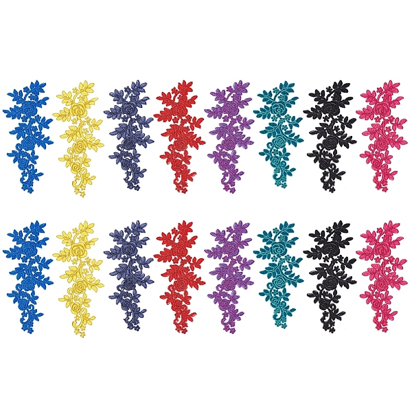 PandaHall FINGERINSPIRE 16PCS Leaf Lace Fabric Patches 8 Colors Polyester Embroidery Patches Roses Leaves Sew on Applique Trims Vine Leaf..., Multicolor
PandaHall FINGERINSPIRE 16PCS Leaf Lace Fabric Patches 8 Colors Polyester Embroidery Patches Roses Leaves Sew on Applique Trims Vine Leaf..., Multicolor