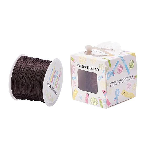 PandaHall Nylon Thread, Rattail Satin Cord, Coconut Brown, 1.5mm, about 100yards/roll(300 feet/roll) Nylon Brown
PandaHall Nylon Thread, Rattail Satin Cord, Coconut Brown, 1.5mm, about 100yards/roll(300 feet/roll) Nylon Brown