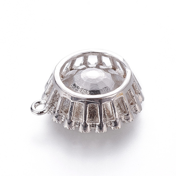 PandaHall Brass Micro Pave Cubic Zirconia Pendant Rhinestone Settings, For Pointed Back Rhinestone, Flower, Platinum, 18.5x16.5x6mm, Hole...
PandaHall Brass Micro Pave Cubic Zirconia Pendant Rhinestone Settings, For Pointed Back Rhinestone, Flower, Platinum, 18.5x16.5x6mm, Hole...