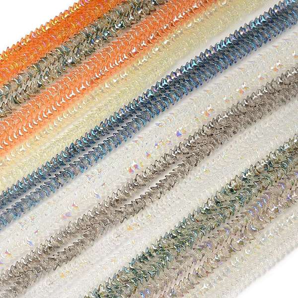 PandaHall Electroplate Transparent Glass Beads Strands, Flower, Mixed Color, 12x11x7mm, Hole: 1.2mm, about 134pcs/strand, 24.80 inch(63cm)..., Multicolor
PandaHall Electroplate Transparent Glass Beads Strands, Flower, Mixed Color, 12x11x7mm, Hole: 1.2mm, about 134pcs/strand, 24.80 inch(63cm)..., Multicolor