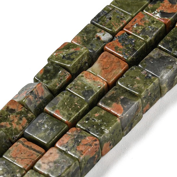 PandaHall Natural Unakite Beads Strands, Cube, 6~6.5x6~6.5x6~6.5mm, Hole: 1.2mm, about 63~64pcs/strand, 15''~15.16''(38.1~38.5cm) Unakite...
PandaHall Natural Unakite Beads Strands, Cube, 6~6.5x6~6.5x6~6.5mm, Hole: 1.2mm, about 63~64pcs/strand, 15''~15.16''(38.1~38.5cm) Unakite...
