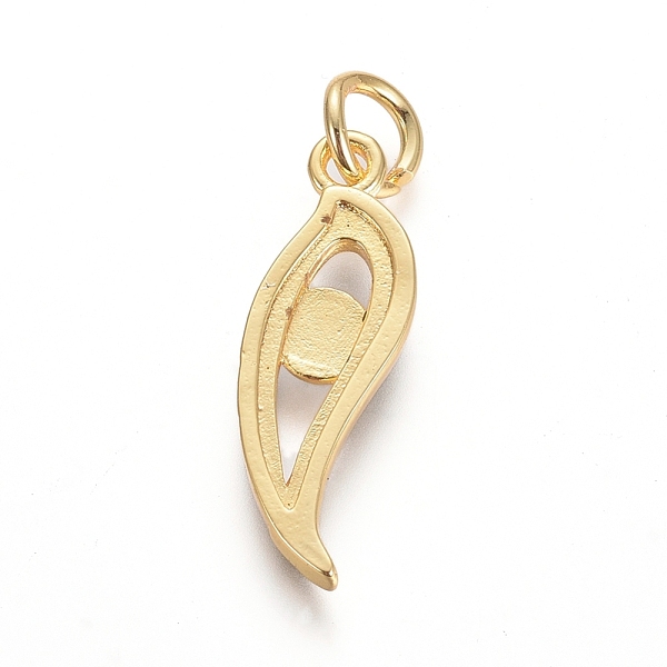 PandaHall Golden Plated Brass Pendants, with Enamel and Jump Rings, Long-Lasting Plated, Evil Eye, Pink, 22.5x7.5x2.5mm, Hole: 3.5mm...
PandaHall Golden Plated Brass Pendants, with Enamel and Jump Rings, Long-Lasting Plated, Evil Eye, Pink, 22.5x7.5x2.5mm, Hole: 3.5mm...