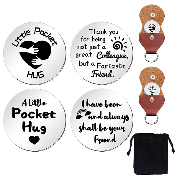 PandaHall Globleland 1 Set Friendship Theme Flat Round Double-Sided Engraved Stainless Steel Commemorative Decision Maker Coin, with 1Pc...
PandaHall Globleland 1 Set Friendship Theme Flat Round Double-Sided Engraved Stainless Steel Commemorative Decision Maker Coin, with 1Pc...