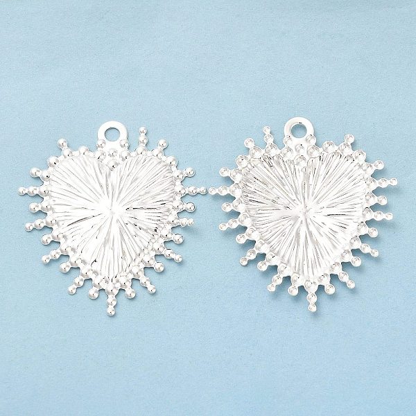 PandaHall Brass Filigree Pendants, Cadmium Free & Lead Free, Heart Charm, 925 Sterling Silver Plated, 33.5x30.5x1mm, Hole: 2.2mm Brass Heart
PandaHall Brass Filigree Pendants, Cadmium Free & Lead Free, Heart Charm, 925 Sterling Silver Plated, 33.5x30.5x1mm, Hole: 2.2mm Brass Heart