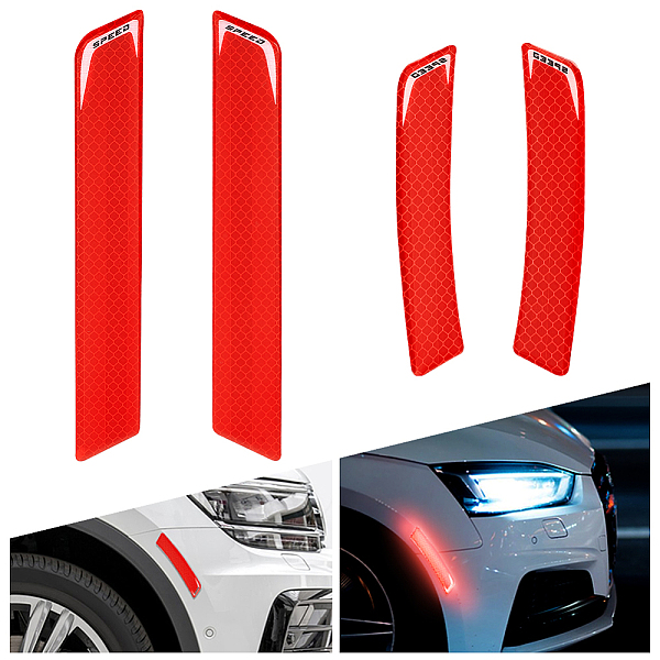 PandaHall AHADERMAKER 4 Sets 2 Styles Waterproof Epoxy Resin Reflective film Car Stickers, Reflective Tape Decals for Auto & Motorcycle..., Red
PandaHall AHADERMAKER 4 Sets 2 Styles Waterproof Epoxy Resin Reflective film Car Stickers, Reflective Tape Decals for Auto & Motorcycle..., Red