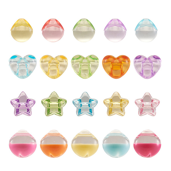 PandaHall Jewelry 200Pcs 4 Style 1-Hole Transparent Acrylic Buttons, Round & Star & Heart, Mixed Color, 13~15.5x13~15.5x10~11.5mm, hole..., Multicolor
PandaHall Jewelry 200Pcs 4 Style 1-Hole Transparent Acrylic Buttons, Round & Star & Heart, Mixed Color, 13~15.5x13~15.5x10~11.5mm, hole..., Multicolor