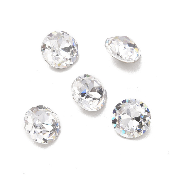 PandaHall K9 Glass Rhinestone Cabochons, Pointed Back & Back Plated, Flat Round, Crystal, 6x3.5mm Glass Rhinestone Flat Round Clear
PandaHall K9 Glass Rhinestone Cabochons, Pointed Back & Back Plated, Flat Round, Crystal, 6x3.5mm Glass Rhinestone Flat Round Clear