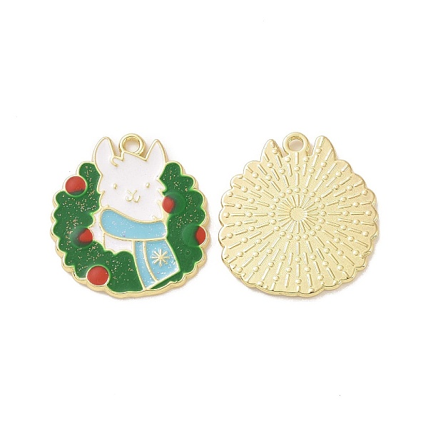 PandaHall Christmas Theme Rack Plating Alloy Enamel Pendants, with Glitter Powder, Light Gold Tone Alpaca Charms, Green, 26.5x24.5x1.6mm...
PandaHall Christmas Theme Rack Plating Alloy Enamel Pendants, with Glitter Powder, Light Gold Tone Alpaca Charms, Green, 26.5x24.5x1.6mm...