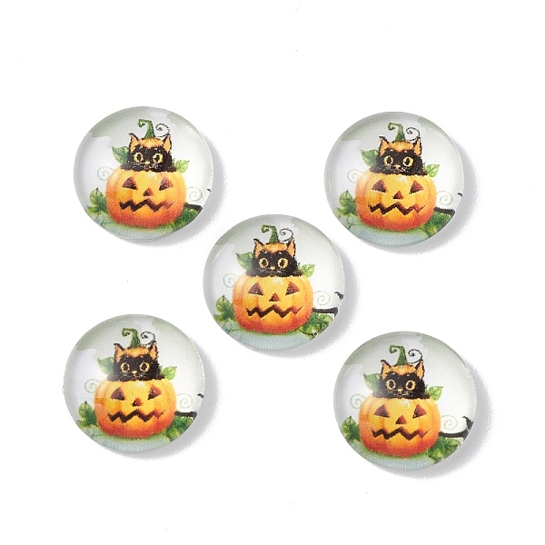 PandaHall Glass Stickers, Self Adhesive Craft Stickers, Half Round, Pumpkin Pattern, 12x4mm Glass Pumpkin
PandaHall Glass Stickers, Self Adhesive Craft Stickers, Half Round, Pumpkin Pattern, 12x4mm Glass Pumpkin