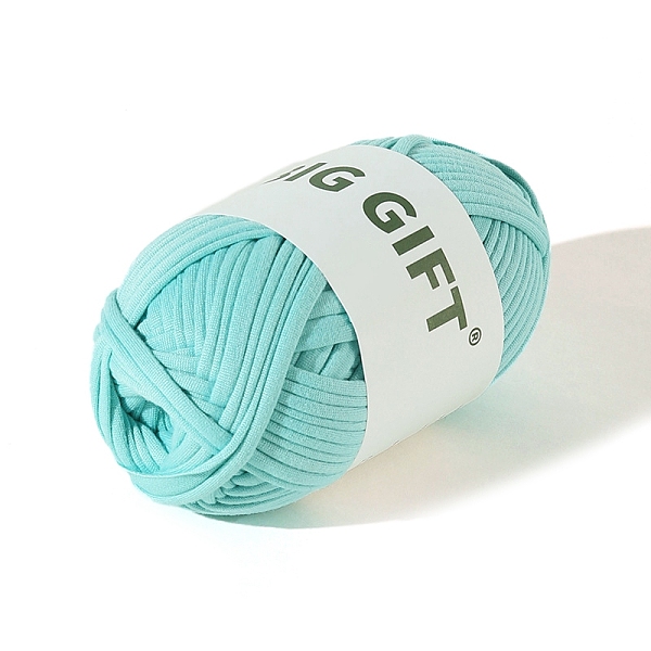PandaHall Polyester Cloth Yarn, For Hand Knitting Thick Thread, Crochet Cloth Yarn, Pale Turquoise, 5mm, about 32.81 Yards(30m)/Skein...
PandaHall Polyester Cloth Yarn, For Hand Knitting Thick Thread, Crochet Cloth Yarn, Pale Turquoise, 5mm, about 32.81 Yards(30m)/Skein...