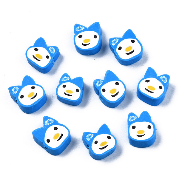 PandaHall Handmade Polymer Clay Beads, Rabbit, Dodger Blue, 9~12x8~9x4mm, Hole: 1.5mm Polymer Clay Rabbit
PandaHall Handmade Polymer Clay Beads, Rabbit, Dodger Blue, 9~12x8~9x4mm, Hole: 1.5mm Polymer Clay Rabbit