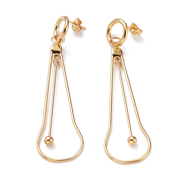 PandaHall Vacuum Plating 304 Stainless Steel Dangle Stud Earrings, with Ear Nuts, Teardrop, Golden, 71x19x2.1mm, Pin: 0.8mm 304 Stainless...
PandaHall Vacuum Plating 304 Stainless Steel Dangle Stud Earrings, with Ear Nuts, Teardrop, Golden, 71x19x2.1mm, Pin: 0.8mm 304 Stainless...