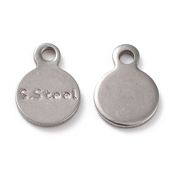PandaHall 201 Stainless Steel Charms, Flat Round with Word S.Steel Charm, Stainless Steel Color, 8.5x6x0.7mm, Hole: 1.2mm 201 Stainless...
PandaHall 201 Stainless Steel Charms, Flat Round with Word S.Steel Charm, Stainless Steel Color, 8.5x6x0.7mm, Hole: 1.2mm 201 Stainless...
