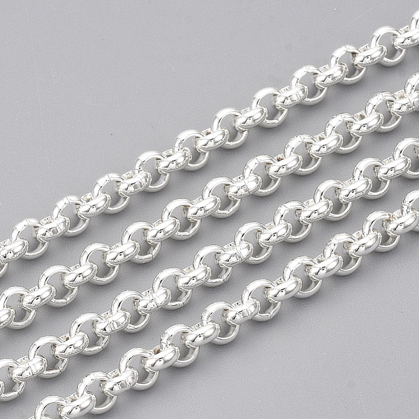 PandaHall 304 Stainless Steel Rolo Chains, Belcher Chain, Unwelded, with Spool, Silver Color Plated, 4x1.5mm, about 32.8 Feet(10m)/roll 304...
PandaHall 304 Stainless Steel Rolo Chains, Belcher Chain, Unwelded, with Spool, Silver Color Plated, 4x1.5mm, about 32.8 Feet(10m)/roll 304...