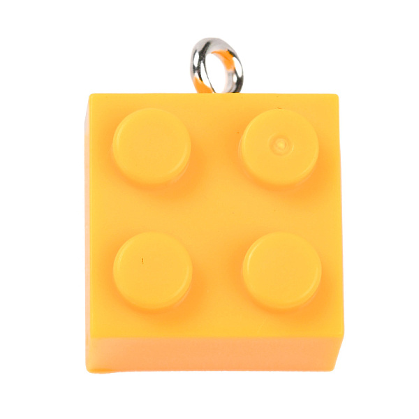 PandaHall Resin Pendants, with Platinum Iron Loop, Toy Bricks, Gold, 21x15.5x11mm, Hole: 2.6mm Iron+Resin Others Gold
PandaHall Resin Pendants, with Platinum Iron Loop, Toy Bricks, Gold, 21x15.5x11mm, Hole: 2.6mm Iron+Resin Others Gold