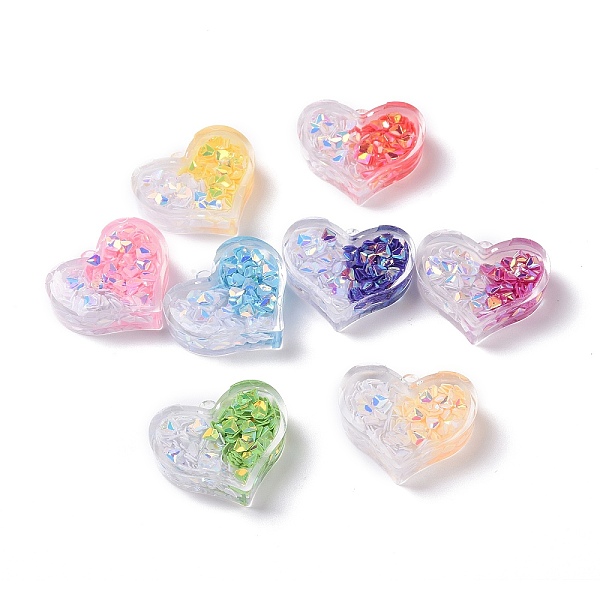PandaHall Transparent Acrylic Pendants, Heart, Mixed Color, 29x26x8mm, Hole: 2mm Acrylic Heart Multicolor
PandaHall Transparent Acrylic Pendants, Heart, Mixed Color, 29x26x8mm, Hole: 2mm Acrylic Heart Multicolor
