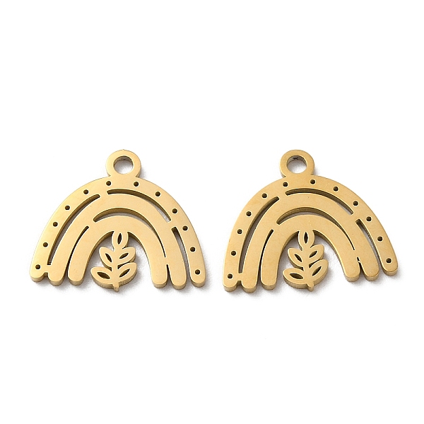 PandaHall Ion Plating(IP) 304 Stainless Steel Charms, Manual Polishing, Rain & Leaf, Golden, 12.5x14x1mm, Hole: 1.6mm 304 Stainless Steel...
PandaHall Ion Plating(IP) 304 Stainless Steel Charms, Manual Polishing, Rain & Leaf, Golden, 12.5x14x1mm, Hole: 1.6mm 304 Stainless Steel...