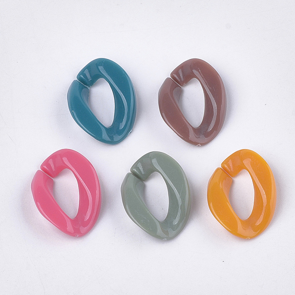 PandaHall Opaque Acrylic Linking Rings, Quick Link Connectors, For Curb Chains Making, Twist, Mixed Color, 22x16.5x5.5mm, Inner Measure..., Multicolor
PandaHall Opaque Acrylic Linking Rings, Quick Link Connectors, For Curb Chains Making, Twist, Mixed Color, 22x16.5x5.5mm, Inner Measure..., Multicolor