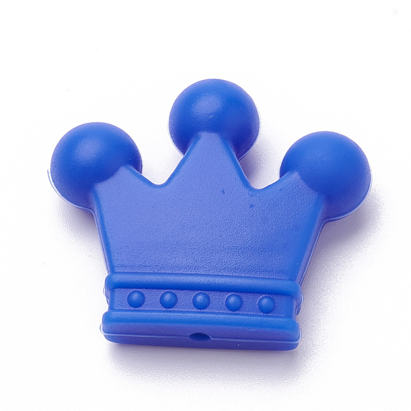 PandaHall Food Grade Eco-Friendly Silicone Focal Beads, Chewing Beads For Teethers, DIY Nursing Necklaces Making, Crown, Blue, 30x35x10mm...
PandaHall Food Grade Eco-Friendly Silicone Focal Beads, Chewing Beads For Teethers, DIY Nursing Necklaces Making, Crown, Blue, 30x35x10mm...