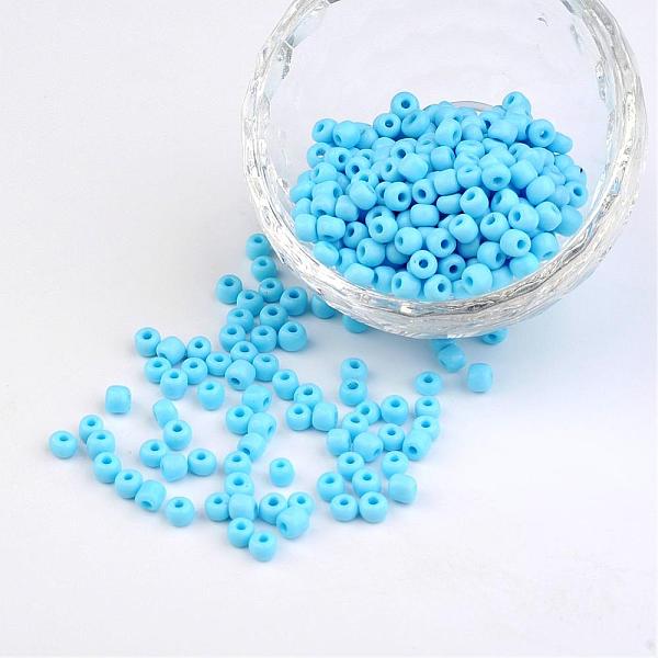 PandaHall 6/0 Opaque Colours Round Glass Seed Beads, Light Sky Blue, Size: about 4mm in diameter, hole:1.5mm, about 495pcs/50g Glass Blue
PandaHall 6/0 Opaque Colours Round Glass Seed Beads, Light Sky Blue, Size: about 4mm in diameter, hole:1.5mm, about 495pcs/50g Glass Blue