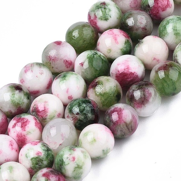 PandaHall Natural Dyed Persian Jade Gemstone Bead Strands, Round, Camellia, 8mm, Hole: 1mm, about 50pcs/strand, 15.7 inch Persian Jade Round..., Pink
PandaHall Natural Dyed Persian Jade Gemstone Bead Strands, Round, Camellia, 8mm, Hole: 1mm, about 50pcs/strand, 15.7 inch Persian Jade Round..., Pink