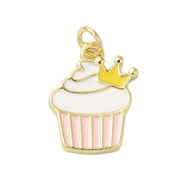 PandaHall Rack Plating Brass Enamel Pendants, with Jump Ring, Cadmium Free & Lead Free, Real 18K Gold Plated, Ice Cream Charm, White...
PandaHall Rack Plating Brass Enamel Pendants, with Jump Ring, Cadmium Free & Lead Free, Real 18K Gold Plated, Ice Cream Charm, White...
