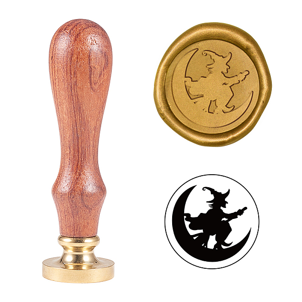 PandaHall PH Halloween Wax Seal Stamp, Moon Witch Sealing Stamp Wax Stamp for Halloween Party Invitations Embellishment of Envelopes Wine..., Brown
PandaHall PH Halloween Wax Seal Stamp, Moon Witch Sealing Stamp Wax Stamp for Halloween Party Invitations Embellishment of Envelopes Wine..., Brown