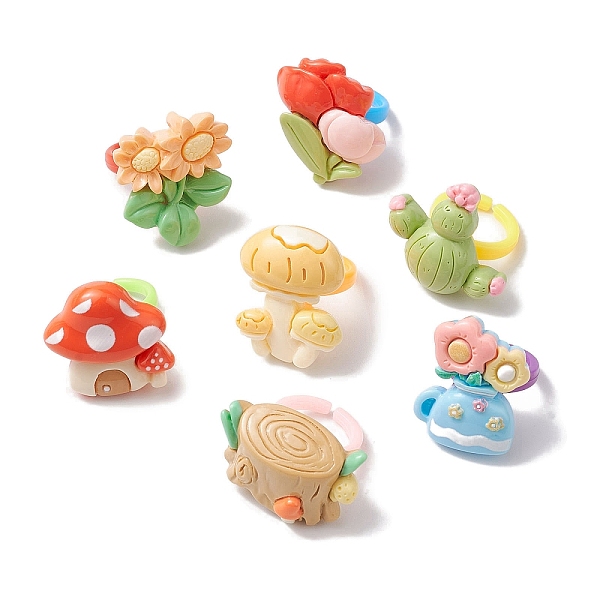 PandaHall Cartoon Resin Rings for Child, Mixed Shape, Mixed Color, Inner Diameter: 13.5mm Resin Mixed Shapes Multicolor
PandaHall Cartoon Resin Rings for Child, Mixed Shape, Mixed Color, Inner Diameter: 13.5mm Resin Mixed Shapes Multicolor