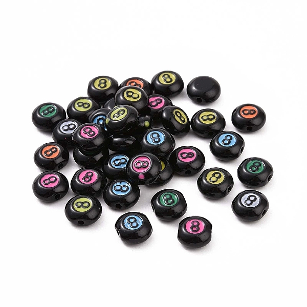 PandaHall Spray Painted Alloy Enamel Beads, Flat Round with Number.8, Mixed Color, 9x10x5mm, Hole: 1.6~1.8mm Alloy+Enamel Flat Round..., Multicolor
PandaHall Spray Painted Alloy Enamel Beads, Flat Round with Number.8, Mixed Color, 9x10x5mm, Hole: 1.6~1.8mm Alloy+Enamel Flat Round..., Multicolor