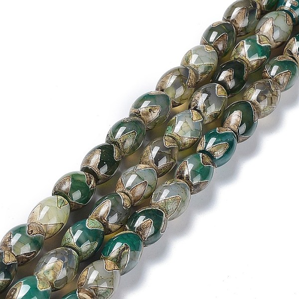 PandaHall Tibetan Style dZi Beads Strands, Natural Agate Beads, Dyed & Heated, Oval, Mountain Pattern, 13~14x9.5~10mm, Hole: 1.2mm, about...
PandaHall Tibetan Style dZi Beads Strands, Natural Agate Beads, Dyed & Heated, Oval, Mountain Pattern, 13~14x9.5~10mm, Hole: 1.2mm, about...