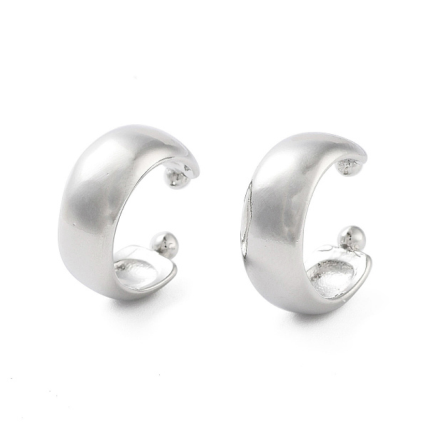 PandaHall Plain Brass Flat Cuff Earrings, Long-Lasting Plated, Cadmium Free & Lead Free, Platinum, 16x6.5mm Brass
PandaHall Plain Brass Flat Cuff Earrings, Long-Lasting Plated, Cadmium Free & Lead Free, Platinum, 16x6.5mm Brass