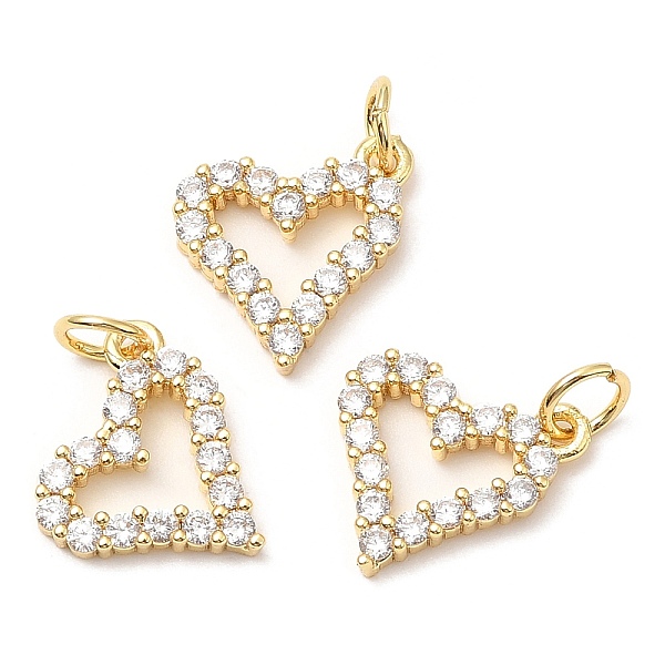 PandaHall Rack Plating Brass Micro Pave Cubic Zirconia Pendants, with Jump Ring, Long-Lasting Plated, Lead Free & Cadmium Free, Heart, Real..., Clear
PandaHall Rack Plating Brass Micro Pave Cubic Zirconia Pendants, with Jump Ring, Long-Lasting Plated, Lead Free & Cadmium Free, Heart, Real..., Clear