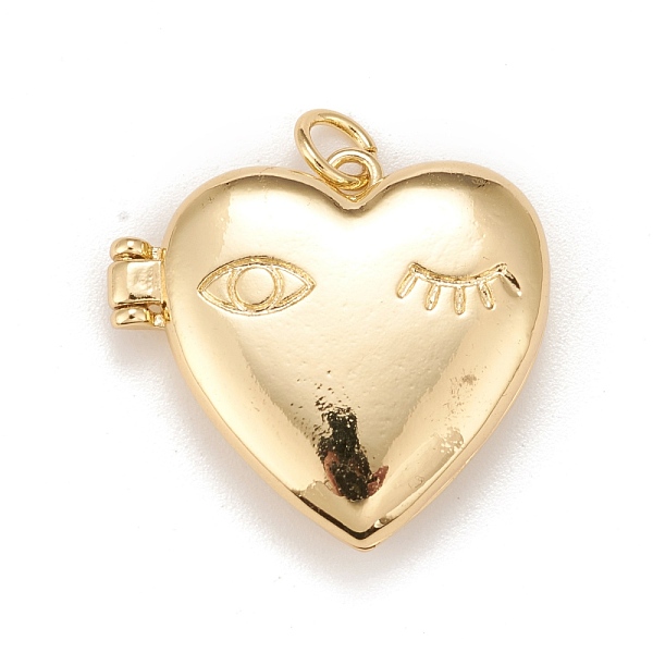 PandaHall Brass Locket Pendants, Photo Frame Charms for Necklaces, Lead Free & Cadmium Free, Heart with Eye, Real 18K Gold Plated, 21x22x6mm...
PandaHall Brass Locket Pendants, Photo Frame Charms for Necklaces, Lead Free & Cadmium Free, Heart with Eye, Real 18K Gold Plated, 21x22x6mm...