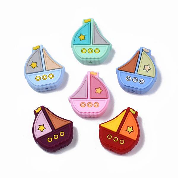PandaHall Food Grade Eco-Friendly Silicone Focal Beads, Chewing Beads For Teethers, DIY Nursing Necklaces Making, Boat, Mixed Color..., Multicolor
PandaHall Food Grade Eco-Friendly Silicone Focal Beads, Chewing Beads For Teethers, DIY Nursing Necklaces Making, Boat, Mixed Color..., Multicolor