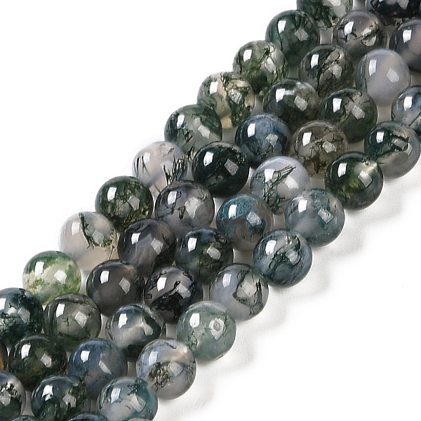 PandaHall Natural Moss Agate Bead Strands, Round, Grade A, 6mm, Hole: 1mm, about 60pcs/strand, 14.76''(37.5cm) Moss Agate Round
PandaHall Natural Moss Agate Bead Strands, Round, Grade A, 6mm, Hole: 1mm, about 60pcs/strand, 14.76''(37.5cm) Moss Agate Round