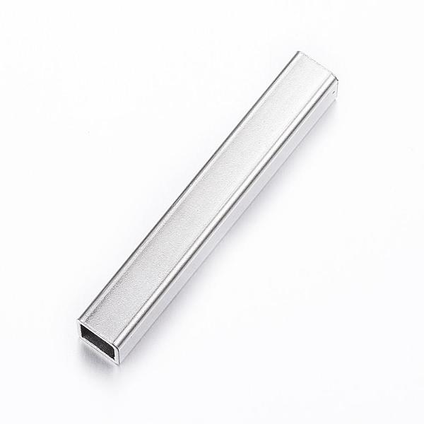 PandaHall 304 Stainless Steel Tube Beads, Square Hole, Stainless Steel Color, 35x5mm, Hole: 4mm 304 Stainless Steel Tube
PandaHall 304 Stainless Steel Tube Beads, Square Hole, Stainless Steel Color, 35x5mm, Hole: 4mm 304 Stainless Steel Tube