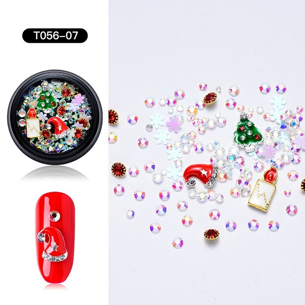 PandaHall Christmas Theme Alloy Enamel Cabochons, Nail Art Decoration Accessories, with Resin, Sequins/Paillette and Rhinestone, Mixed..., Multicolor
PandaHall Christmas Theme Alloy Enamel Cabochons, Nail Art Decoration Accessories, with Resin, Sequins/Paillette and Rhinestone, Mixed..., Multicolor