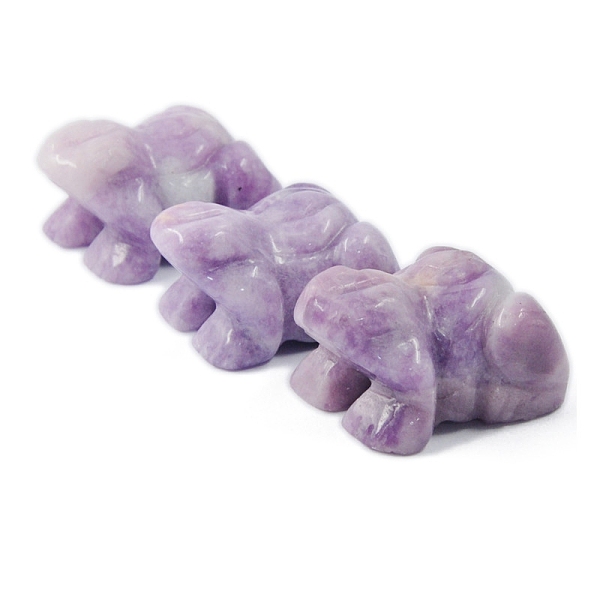 PandaHall Natural Lepidolite Carved Frog Figurines, Reiki Stones for Home Office Desktop Feng Shui Ornament, 38x20x15mm Lepidolite Frog
PandaHall Natural Lepidolite Carved Frog Figurines, Reiki Stones for Home Office Desktop Feng Shui Ornament, 38x20x15mm Lepidolite Frog