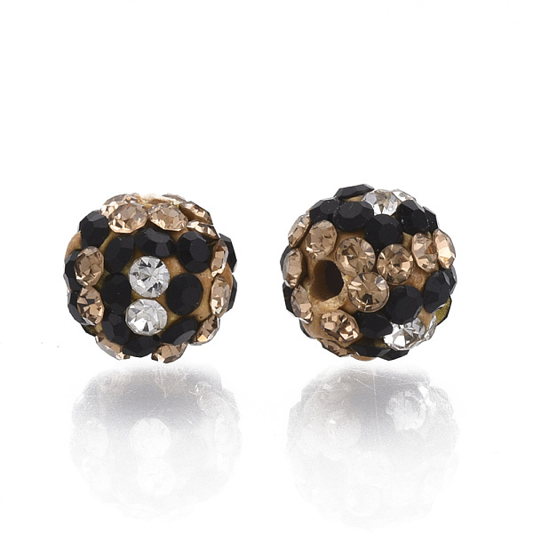 PandaHall Polymer Clay Rhinestone Beads, Round, Light Colorado Topaz, PP11(1.7~1.8mm), 5 Rows Rhinestone, 8~9mm, Hole: 1.6mm Polymer..., Yellow
PandaHall Polymer Clay Rhinestone Beads, Round, Light Colorado Topaz, PP11(1.7~1.8mm), 5 Rows Rhinestone, 8~9mm, Hole: 1.6mm Polymer..., Yellow