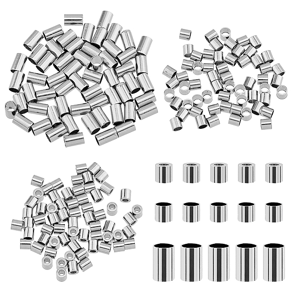 PandaHall DICOSMETIC 180Pcs 3 Styles 304 Stainless Steel Spacer Beads, Column, Stainless Steel Color, 2~4x2mm, Inner Diameter: 1~2.5mm...
PandaHall DICOSMETIC 180Pcs 3 Styles 304 Stainless Steel Spacer Beads, Column, Stainless Steel Color, 2~4x2mm, Inner Diameter: 1~2.5mm...
