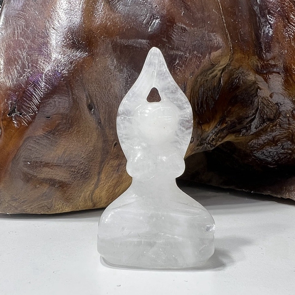 PandaHall Natural Quartz Crystal Carved Healing Yoga Goddess Figurines, Reiki Energy Stone Display Decorations, 50~60mm Quartz Crystal Human
PandaHall Natural Quartz Crystal Carved Healing Yoga Goddess Figurines, Reiki Energy Stone Display Decorations, 50~60mm Quartz Crystal Human