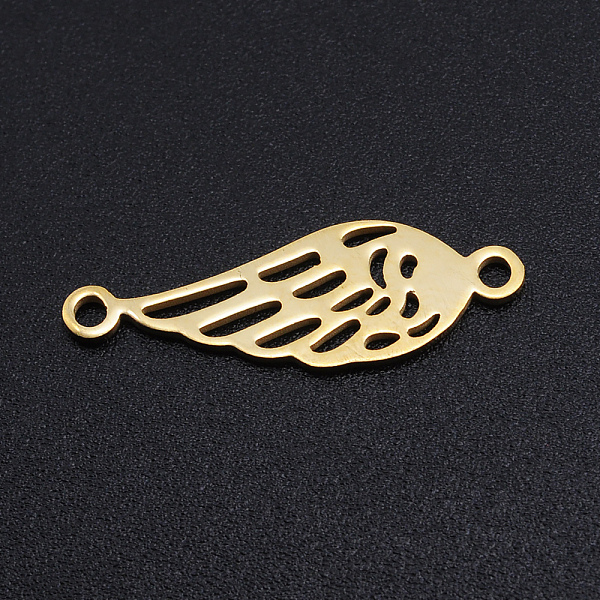 PandaHall 201 Stainless Steel Links connectors, Feather, Hollow, Golden, 22x7x1mm, Hole: 1.5mm 201 Stainless Steel Feather
PandaHall 201 Stainless Steel Links connectors, Feather, Hollow, Golden, 22x7x1mm, Hole: 1.5mm 201 Stainless Steel Feather